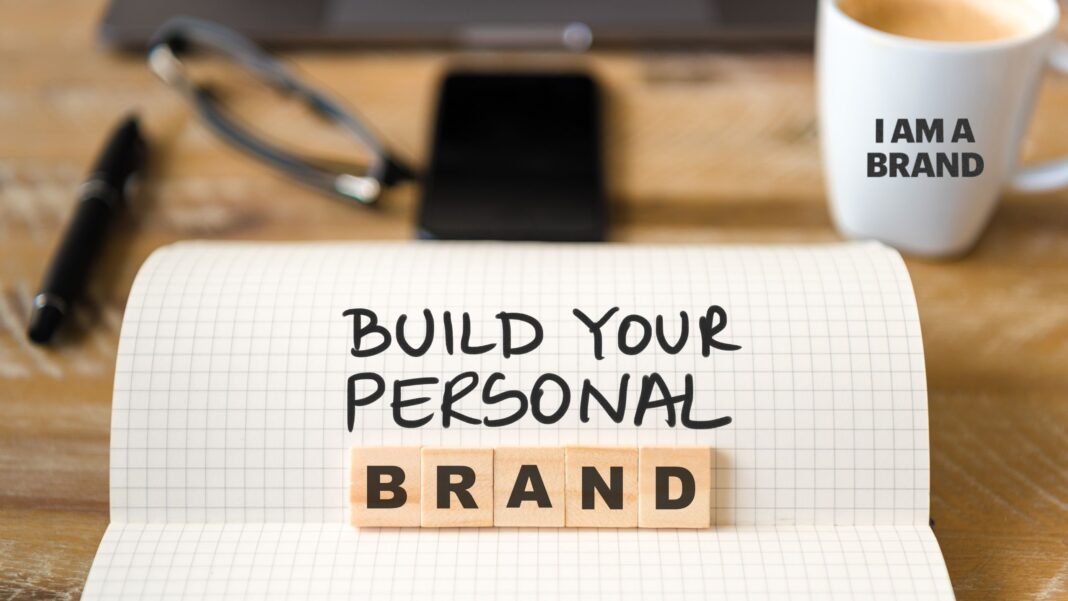 graphic talking about building your personal brand