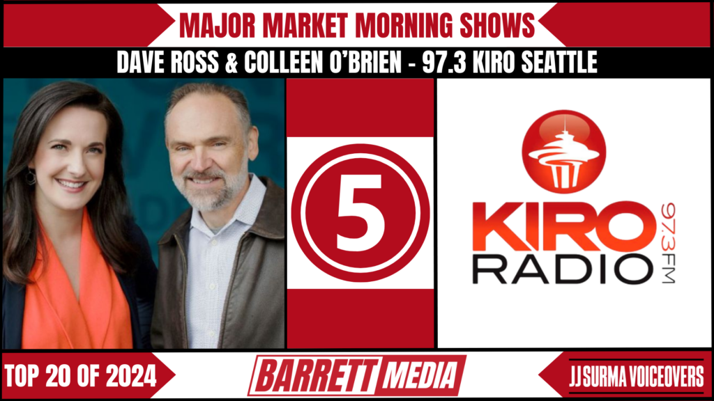10 | Barrett Media Dave Ross and Colleen O'Brien at KIRO