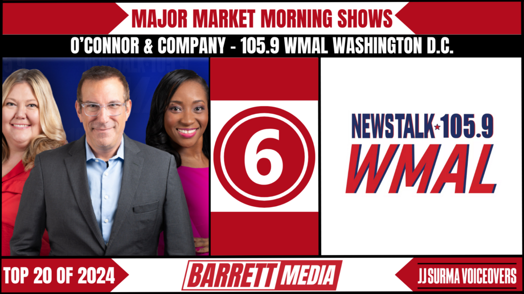 11 | Barrett Media Larry O'Connor and the WMAL morning team