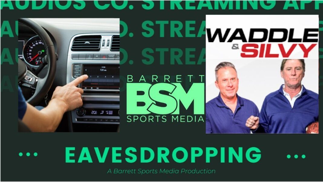 Graphic for an eavesdropping feature on Waddle & Silvy