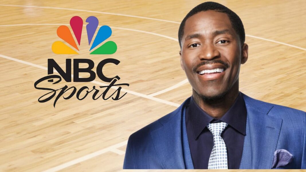 Photo of Jamal Crawford and a logo for NBC Sports