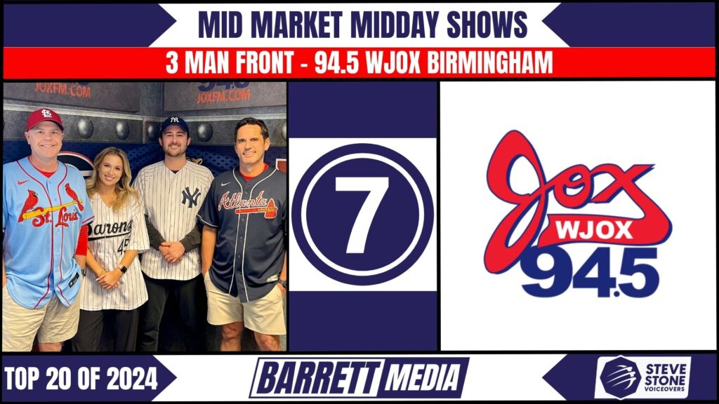 72 | Barrett Media 3-Man Front