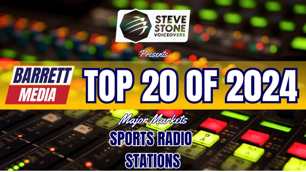 BSM Top 20 of 2024 - Major Market Sports Radio Stations