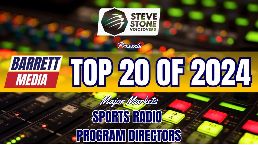 Barrett Sports Media Top 20 of 20204 - Major Market Program Directors