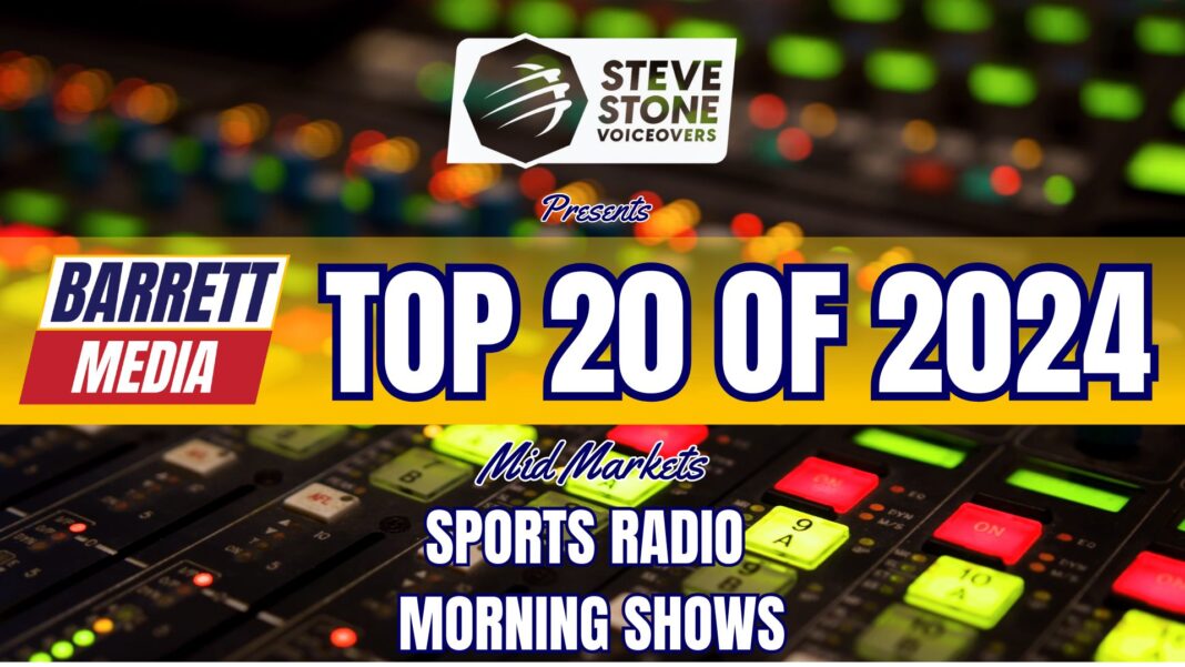 Barrett Sports Media Top 20 Mid Market Morning Shows