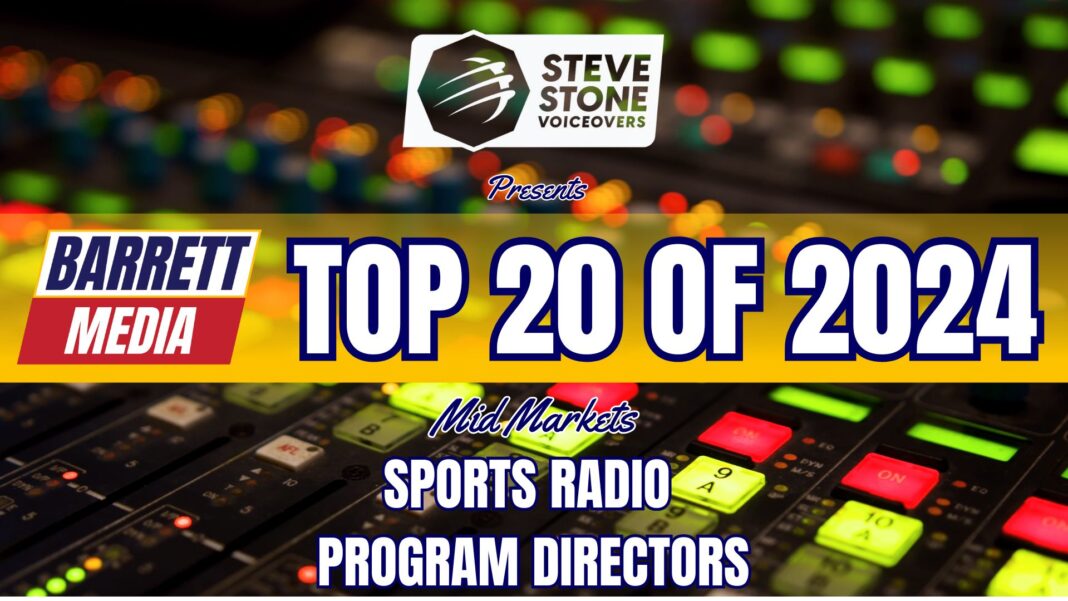 Barrett Sports Media Top 20 of 20204 - Mid Market Program Directors