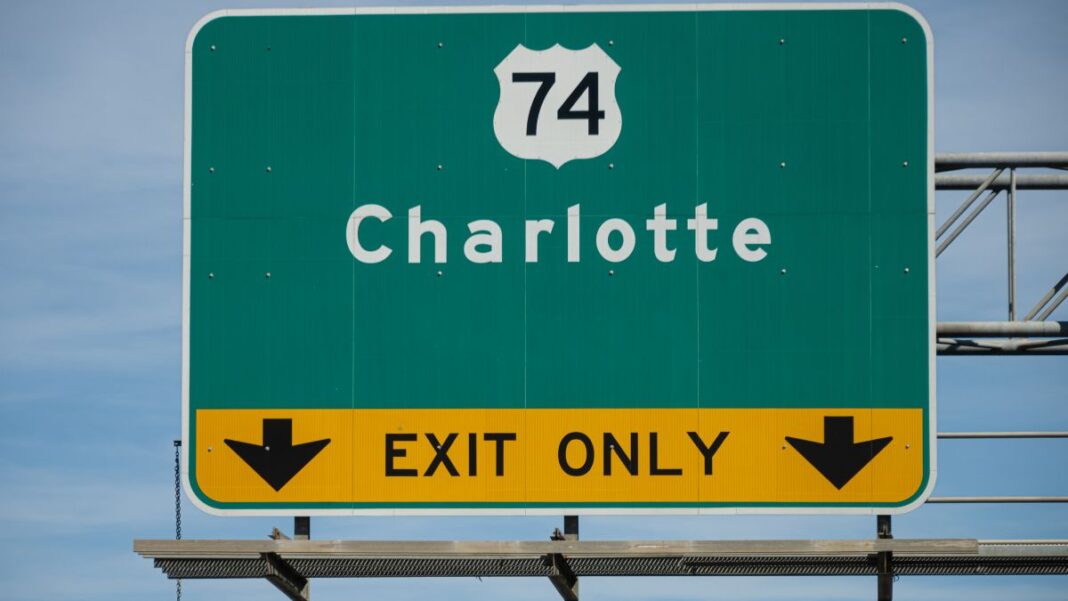 Charlotte NC sign